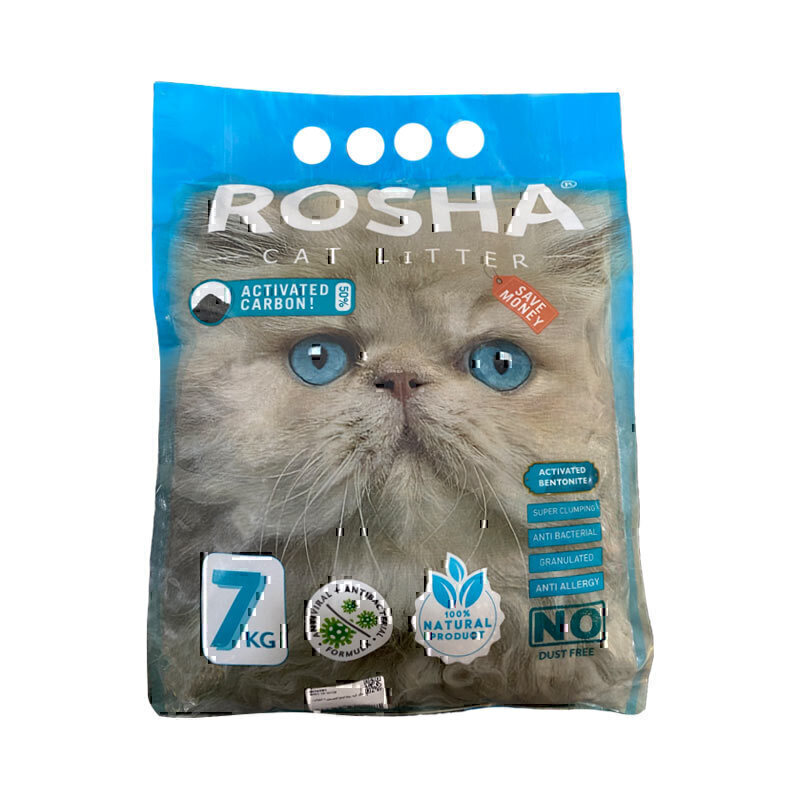 خاک گربه روشا 50% کربن 7 کیلویی