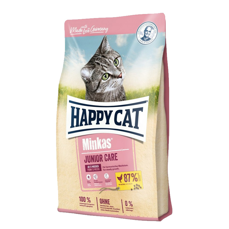 غذا خشک گربه Happy Cat Junior فله (500 گرم)