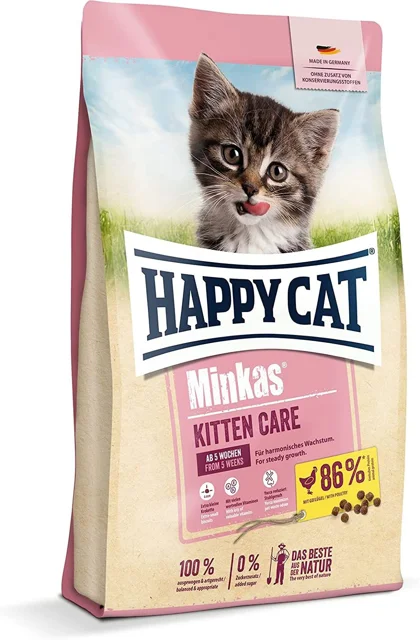 غذا خشک گربه Happy Cat Kitten فله (500 گرم)
