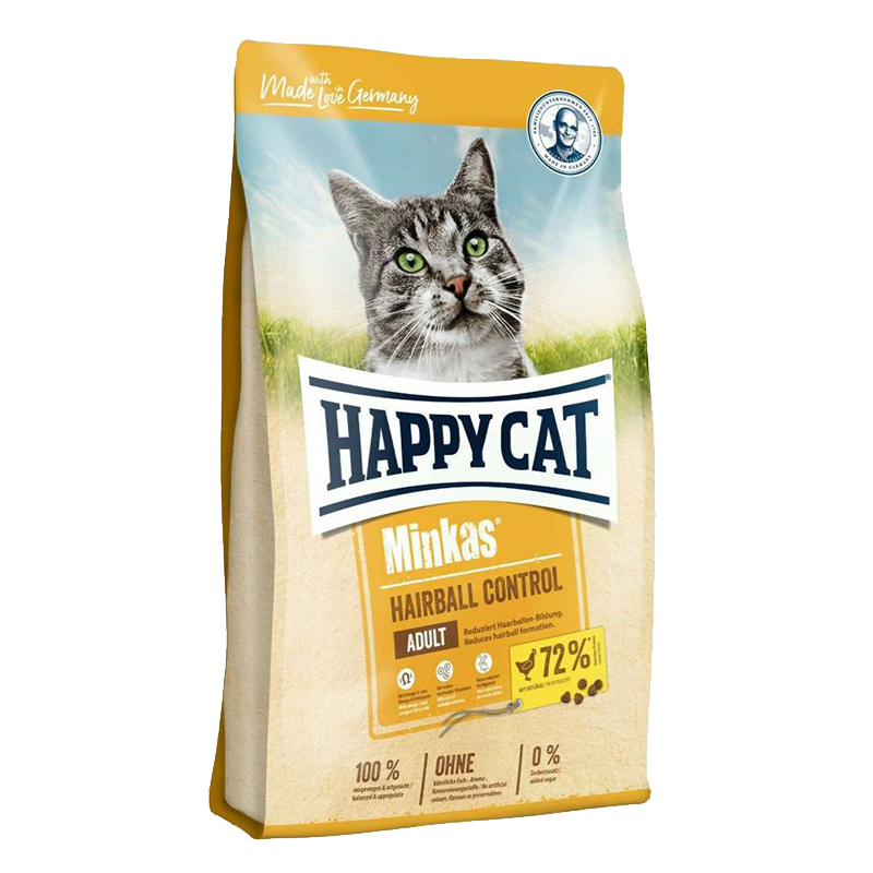 غذا خشک گربه Happy Cat Hairball Control فله (500 گرم)