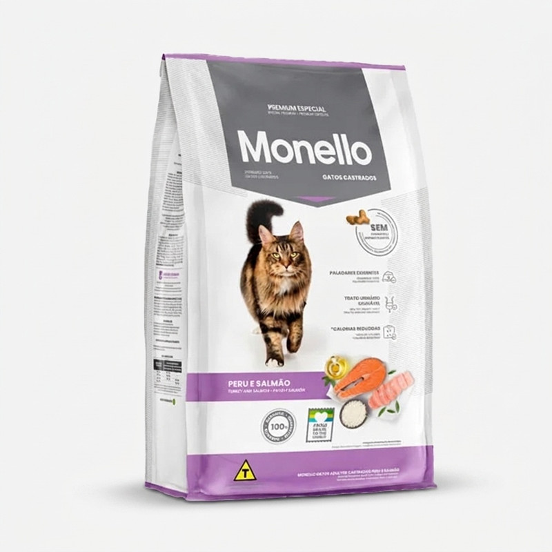 غذا خشک گربه Monello Sterilised فله (500 گرم)