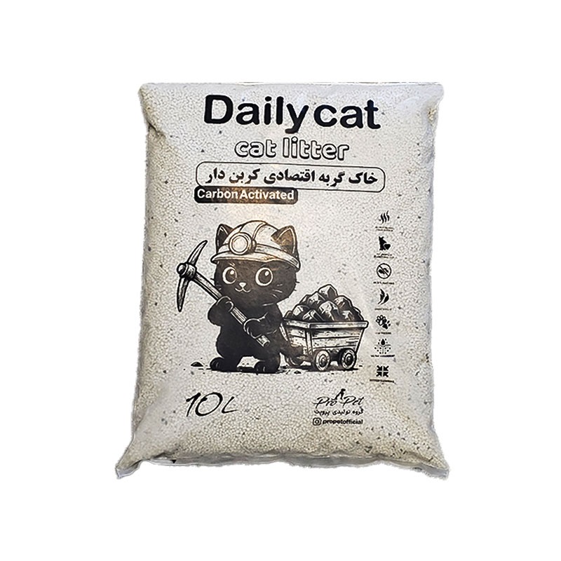 خاک گربه اقتصادی دیلی کت کربن دار