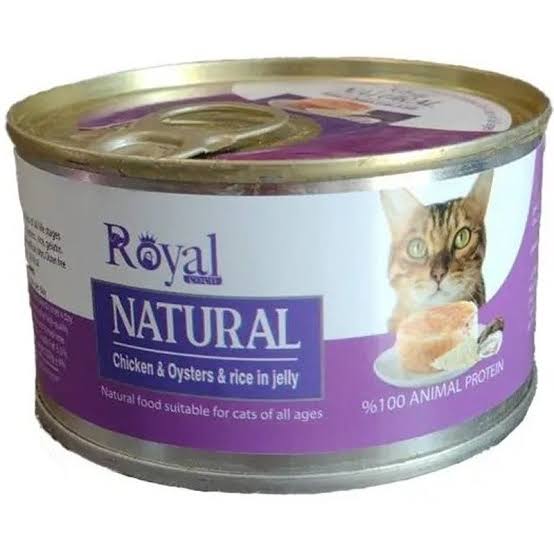 کنسرو نچرال گربه Royal COCO با طعم مرغ و صدف و برنج در ژله وزن ۲۲۰ گرم
