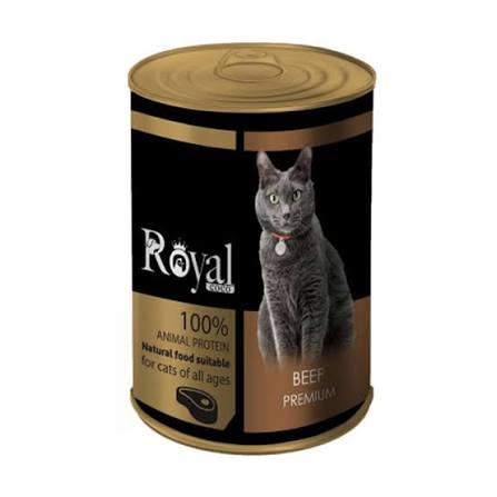 کنسرو پته گربه Royal COCO با طعم گوشت وزن 380 گرم