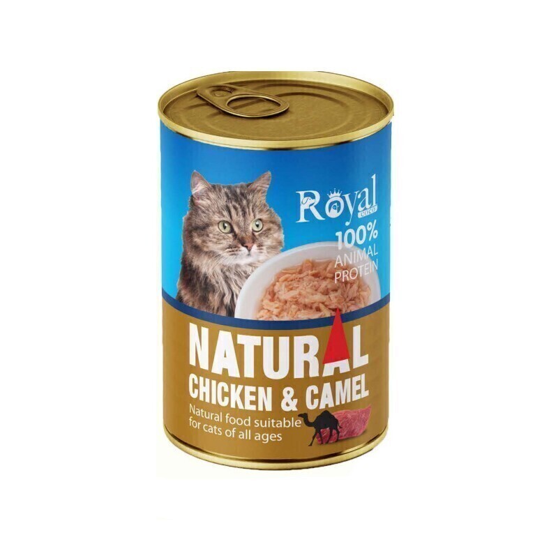 کنسرو نچرال گربه Royal COCO با طعم مرغ و شتر وزن ۳۸۰ گرم